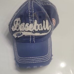 Blue Baseball Kids Cap
